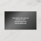 Auto detaillering auto reparatie visitekaartje (Achterkant)