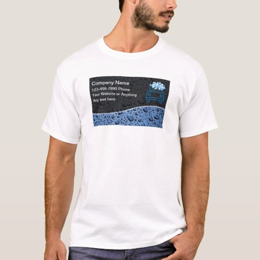 Auto-detaillering Autowas Thema Tshirts (Voorkant)