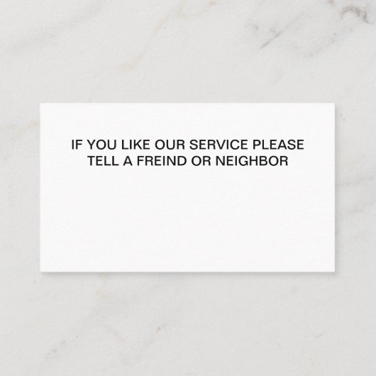 Auto detaillering Cool Car Wash Visitekaartjes (Achterkant)