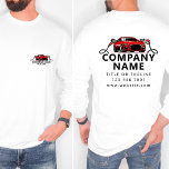 Auto detaillering Mobiele auto Wash Logo lange mou T-shirt<br><div class="desc">Laat uw merk zien met het Auto Detailing Mobile Car Wash Logo T-Shirt met lange mouwen, op maat gemaakt voor professionals in de wasstraat- en autobranche. Dit shirt met lange mouwen heeft een aangepaste logo en een opvallend rood ontwerp. Het heeft een strakke en professionele uitstraling die uw team helpt...</div>