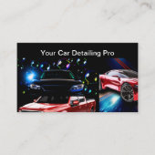 Auto detaillering nieuwe Visitekaartjes ontwerp (Voorkant)