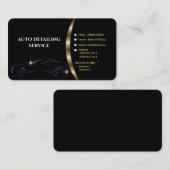 Auto detaillering schoonmaken auto logo visitekaartje (Voorkant / Achterkant)