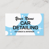Auto detaillering visitekaartje template (Voorkant)