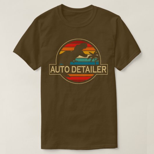 Auto Details Dinosaur T-shirt (Design voorkant)