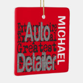 Auto Details Extraordinaire CUSTOM Keramisch Ornament (Rechts)
