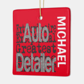Auto Details Extraordinaire CUSTOM Keramisch Ornament (Links)