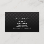 Auto-Details zwarte auto voor auto's met luxe Visitekaartje (Achterkant)