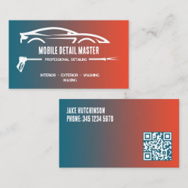 Auto die Douane QR detailleert Visitekaartje