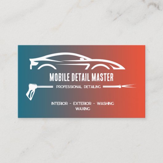 Auto die Douane QR detailleert Visitekaartje (Voorkant)