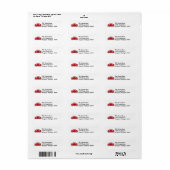  Auto Distinct Tailfin Return Address Label (Full Sheet)