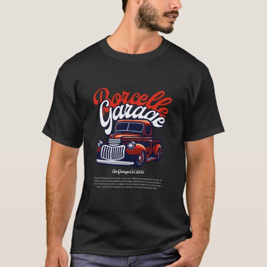 Auto Drift Nooit Terugkijken T-shirt (Voorkant)