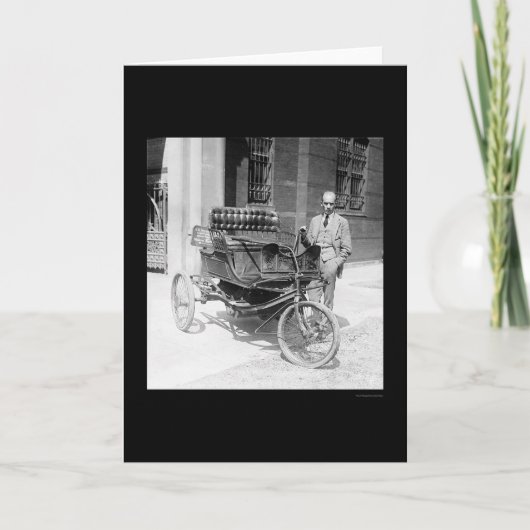 Auto Eerste Prijs met drie wielen 1924 Kaart (Voorkant)