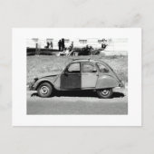 Auto en ventilator briefkaart (Voorkant)