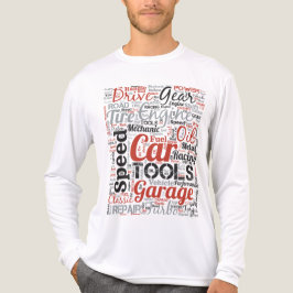 Auto-enthousiast Word Cloud Tri-Blend Shirt