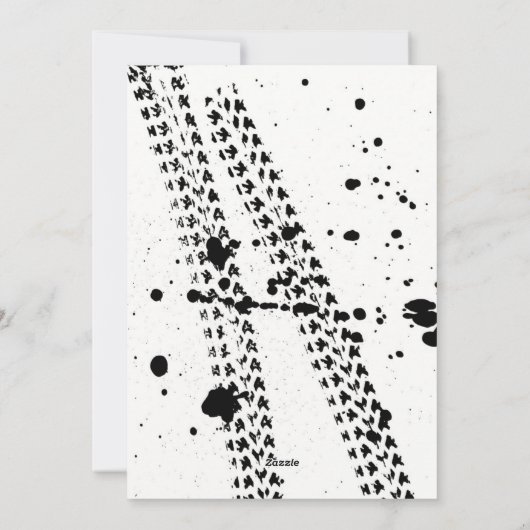 Auto Feestdagenkaart (Achterkant)