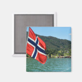 Auto ferry in Noorwegen magneet (Voorkant / Achterkant)