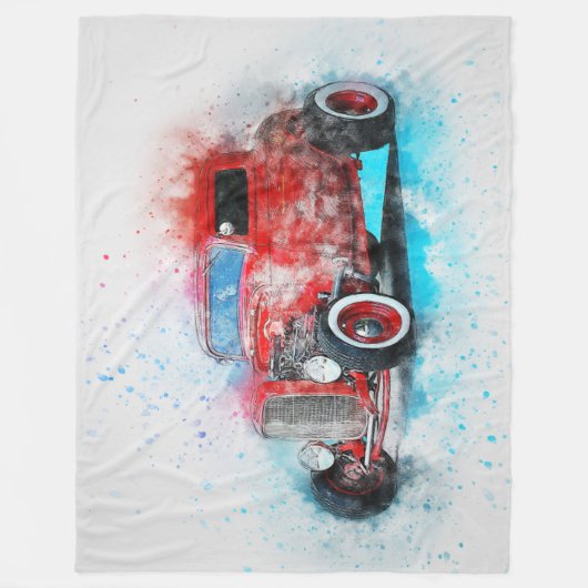 Auto Fleece Deken (Voorkant)