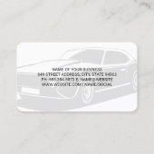 Auto Garage | Auto Reparatie Diensten Visitekaartje (Achterkant)