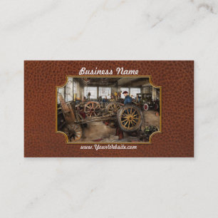 Auto - Garage - Blauwe kraag 1923 Visitekaartje