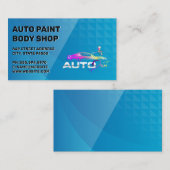 Auto Garage Shop | Autodiensten Visitekaartje (Voorkant / Achterkant)