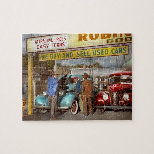 Auto - Gebruikt - De verkooppraatje 1939 Legpuzzel (Horizontaal)