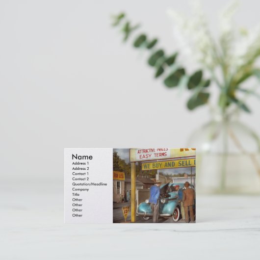 Auto - Gebruikt - De verkoopschaal 1939 Visitekaartje (Staand voorkant)