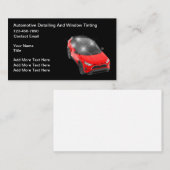 Auto glas en auto details visitekaartje (Voorkant / Achterkant)