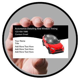 Auto Glas En Autodetailing Automotive Visitekaartje