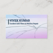 Auto glas reparatie visitekaartje (Voorkant)
