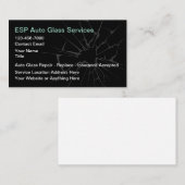 Auto glas repareren en vervangen visitekaartje (Voorkant / Achterkant)