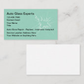 Auto Glass Mobile Repair Service Visitekaartje (Voorkant / Achterkant)