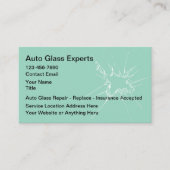 Auto Glass Mobile Repair Service Visitekaartje (Voorkant)
