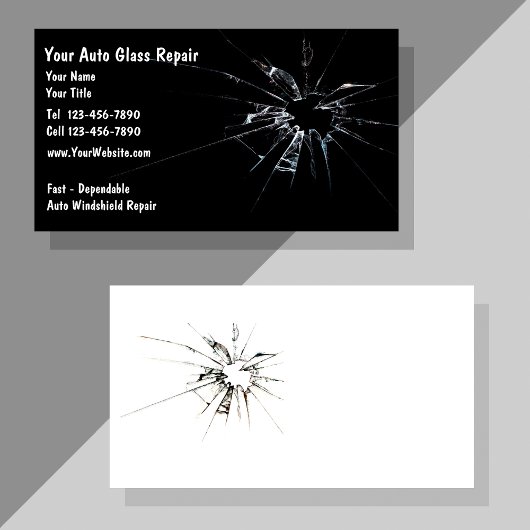 Auto Glass Repair New Visitekaartje