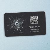 Auto Glass Repair Premium QR Visitekaartje