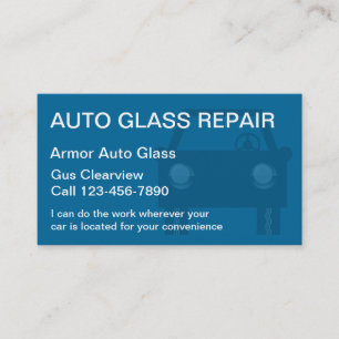 Auto Glass Visitekaartjes
