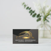 Auto Goud Metallic Logo | Sportauto Visitekaartje (Staand voorkant)