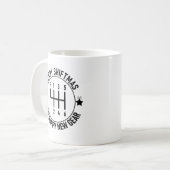 Auto Grappig Auto Racing Mechanic Handleiding Kers Koffiemok (Voorkant links)