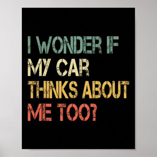Auto Guy Mechanic Vaders Dag Papa Mannen auto-onde Poster (Voorkant)