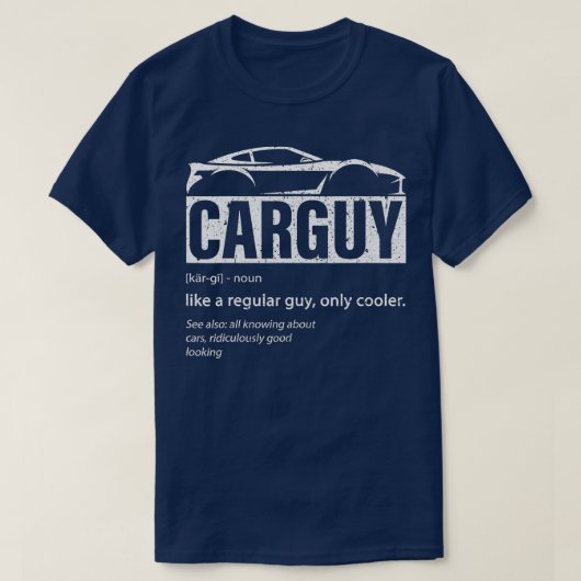 Auto Guy Sport Car Lover Funny Car Guy Definition  T-shirt (Design voorkant)
