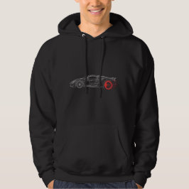 Auto Hoodie – Redline Drift: elektrische snelheid