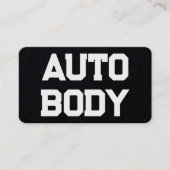 Auto hoofdtekst visitekaartje (Voorkant)