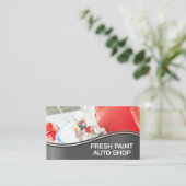 Auto hoofdtekst | Werknemer Spray-schilderij Auto Visitekaartje (Staand voorkant)