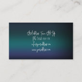 Auto Huren Blue Flame Auto Rent Service Visitekaartje (Achterkant)