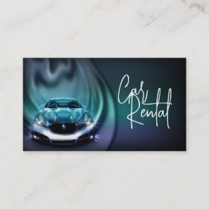 Auto Huren Blue Flame Auto Rent Service Visitekaartje