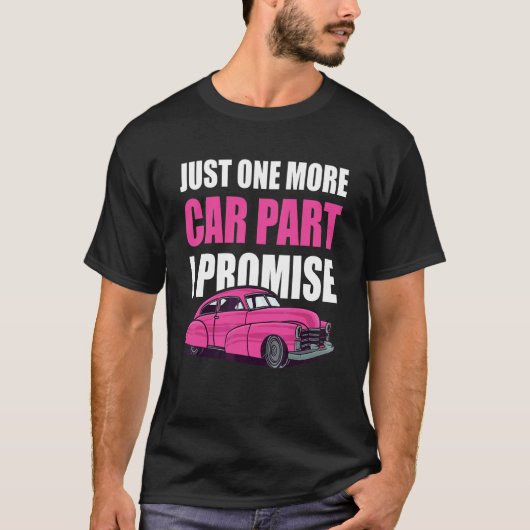 Auto Husband Mechanic nog maar één auto deel I Pro T-shirt (Voorkant)