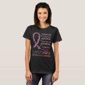 Auto-immune Hepatitis Warrior Ondersteunende Strij T-shirt (Voorkant volledig)
