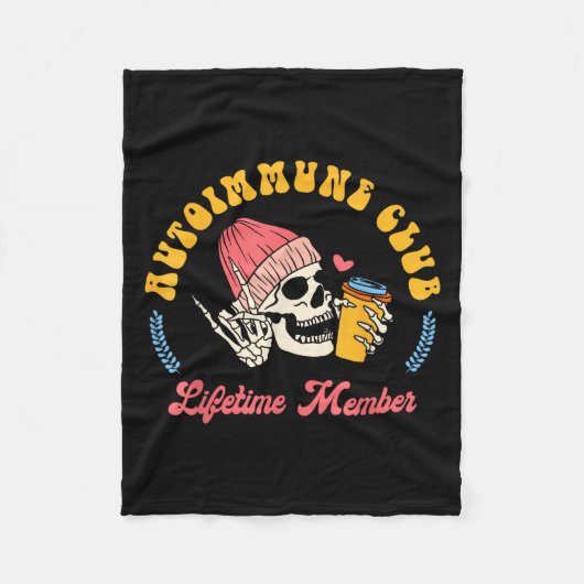 Auto-immuunziekte bewustzijn Auto-immuunziekte Clu Fleece Deken (Voorkant)