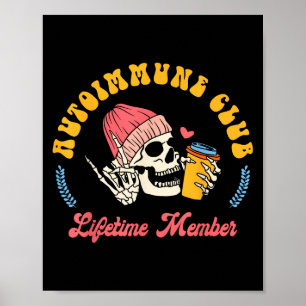 Auto-immuunziekte bewustzijn Auto-immuunziekte Clu Poster