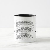 Auto-immuunziekten Inspirerend boodschap Mok (Midden)