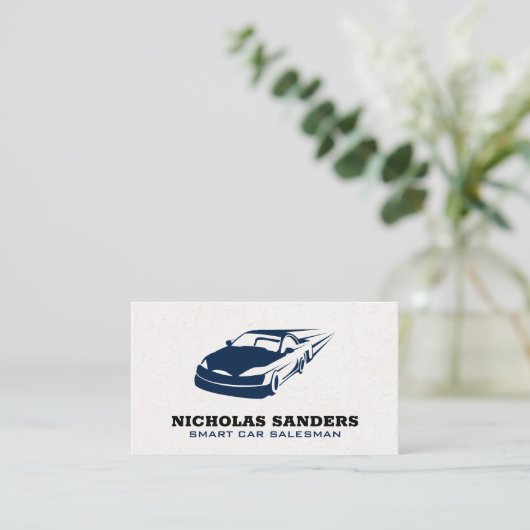 Auto in Beweging | Autodealer Visitekaartje (Staand voorkant)